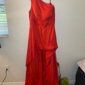 Long True Red Dress with Layers ❤️‍🔥